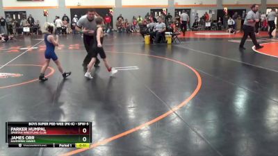 SPW-5 lbs Round 2 - Parker Humpal, Spartan Wrestling Club vs James Orr, Hammerin Hawks