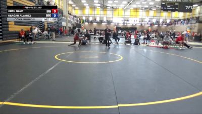 157 lbs Cons. Round 5 - Jireh Gaye, Iowa vs Keagan Alvarez, Big Game Wrestling Club