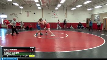 220 lbs Cons. Round 1 - David Pickrell, Ottumwa vs William Carhoff, Clear Creek-Amana