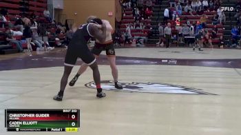 174 lbs 7th Place Match - Caden Elliott, Simpson vs Christopher Guider, Millikin