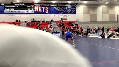 149 lbs 3rd Place Match - Evan Owen, Washington & Lee vs Griffin Stewart, Shenandoah University
