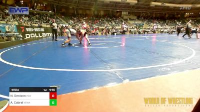 105 lbs Round Of 32 - Nash Denison, Cowboy Wrestling Club vs Asher Cabral, NBWA