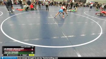 157 lbs Cons. Round 4 - Tristan Sinnard, Moen Wrestling Academy vs Jd Minder-Broeckaert, Victory School Of Wrestling