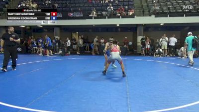 100 lbs Cons. Sub-quarters - MATTHEW MARTINEZ, Treehouse Wrestling vs Brendan Eschleman, Level Up Wrestling Center