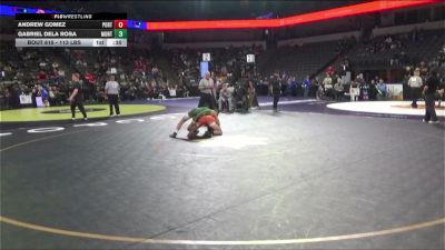 113 lbs Consi Of 32 #2 - Andrew Gomez, Porterville (CS) vs Gabriel Dela Rosa, Monterey (CC)