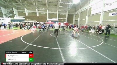 170 lbs Champ. Round 2 - Kylee Pope, Springville vs Ismene Borja, Alta