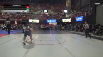 160 lbs Champ. Round 1 - Trey Bazaldua, Red Lodge Wrestling Club vs Kale Hase, HWC SWAT