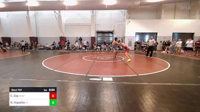 157 lbs Semifinal - Collin Gaj, Unaffiliated HS vs Rafael Hipolito, Virginia Tech