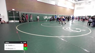 195 lbs Round Of 16 - Derek Topete, Bell Gardens vs Pablo Marquez, Norwalk