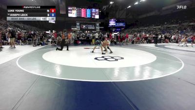 120 lbs Champ. Rd Of 64 - Luke Young, PA vs Joseph Leick, IA