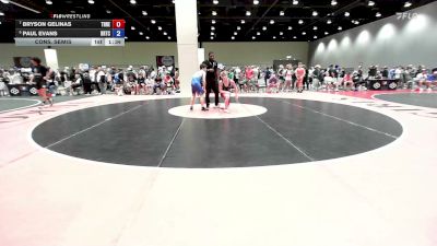 113 lbs Cons. Semis - Bryson Gelinas, Threestyle vs Paul Evans, BRTC