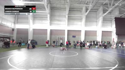 43 lbs Cons. Semi - Branch McPherson, JWC vs Landon Dunbar, Uintah Wrestling