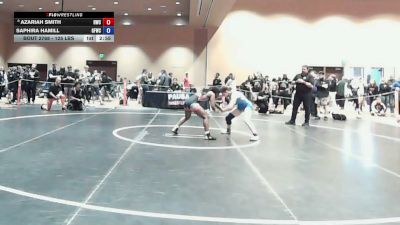 125 lbs Cons. Quarters - Azariah Smith, Hammer Wrestling Club vs Saphira Hamill, Get Fit Wrestling Club