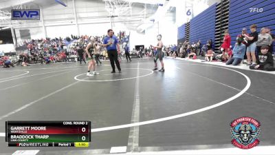 100 lbs Cons. Round 2 - Braddock Tharp, Linn County vs Garrett Moore, Wentzville