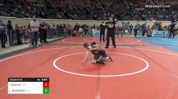 46 lbs Prelims - Isaias Galindo, Moore Lions vs Lane Burkhardt, Inola Wrestling Club