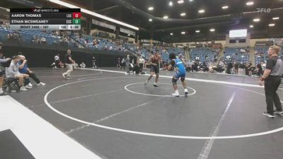 197 lbs Cons. Round 3 - Ethan McSweaney, Central Christian College (KS) vs Aaron Thomas, Labette Community College