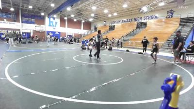63-69 lbs 1st Place Match - Isiah Mendes, Ridgecrest Wrestling Club vs Jaysay Bostick, Ridgecrest Wrestling Club
