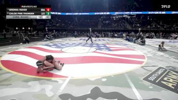 Cons. Round 1 - Chloe Fire Thunder, Lakota Tech vs Brenna Reker, Brandon Valley