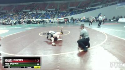 4A-165 lbs 5th Place Match - Kris Baldwin, Mazama vs Gradin Fairbanks, Philomath