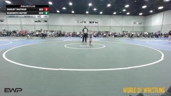 60 lbs Rr Rnd 1 - Heidi Robinson, Untouchables Girls Black vs Kadence McDowell, SOTM Little