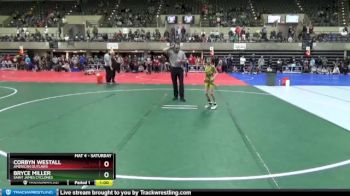 50 lbs Round 1 - Bryce Miller, Saint James Cyclones vs Corbyn Westall, American Outlaws