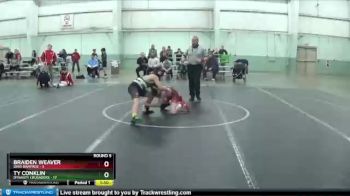 96 lbs Round 5 (8 Team) - Ty Conklin, Dynasty Crusaders vs Braiden Weaver, Ohio Rampage