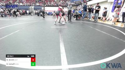 95 lbs Rr Rnd 1 - Nevaeh Smith, Smith Wrestling Academy vs Reagan Imhoff, Redskins Wrestling Club