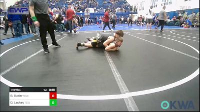 Rr Rnd 3 - Brian Butler, Madill Takedown vs Oaklen Lackey, Tecumseh Youth Wrestling