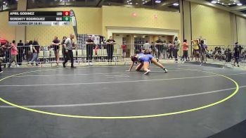 123 lbs Consi Of 16 #1 - April Godinez, Laguna Hills HS vs Serenity Rodriguez, Wasco Yourh Wrestling