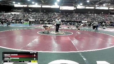 120 lbs Cons. Round 1 - Zora Dickinson, Idaho Falls vs Reiley Havens, Fruitland