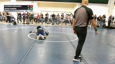 132 lbs Consi Of 16 #2 - Zaydrein Hernandez, CA vs Gavin Landers, IA