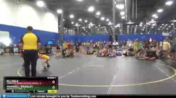 90 lbs Round 1 (6 Team) - Maxwell Bradley, Indiana Outlaws vs Eli Ogle, Combative Sports Athletic Center
