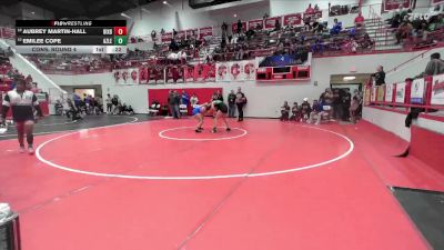 HS 145 lbs Cons. Round 4 - Emilee Cope, Azle vs Aubrey Martin-Hall, BIXBY