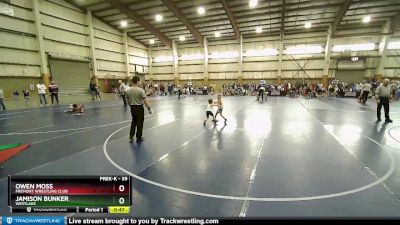 39 lbs Quarterfinal - Owen Moss, Fremont Wrestling Club vs Jamison Bunker, Westlake