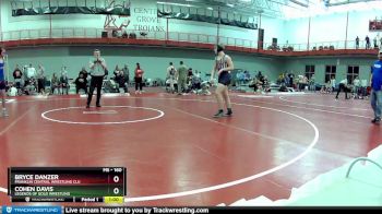 160 lbs Quarterfinal - Bryce Danzer, Franklin Central Wrestling Clu vs Cohen Davis, Legends Of Gold Wrestling