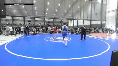 Junior Boys FS - 120 lbs Champ. Round 2 - Carter Dawson, OR vs Jack Zidar, WA