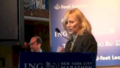 Defending Champion Paula Radcliffe - Grete Waitz Introduces Paula