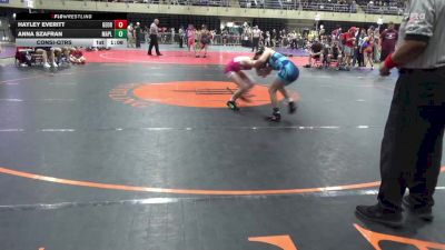95 lbs Consi-qtrs - Hayley Everitt, Georgetown vs Anna Szafran, Maple Glen