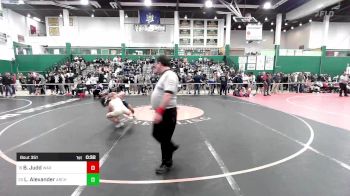 110 lbs Consi Of 16 #2 - Brady Judd, Warwick Valley vs Logan Alexander, Archbishop Stepinac