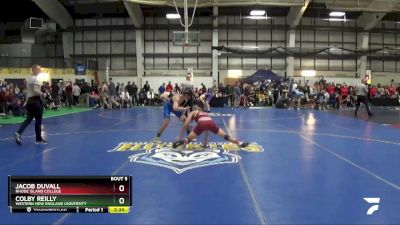 141 lbs Prelim - Colby Reilly, Western New England University vs Jacob Duvall, Rhode Island College