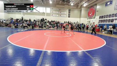 157 lbs Consolation - Justin Batty, Camden Hills vs Alex Albright, Wells