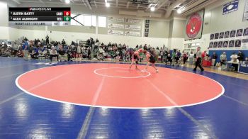 157 lbs Consolation - Justin Batty, Camden Hills vs Alex Albright, Wells