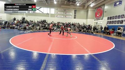 126 lbs Final - Ayden Cofone, Windham/GNG/Westbrook vs Carter Noble, Mount Desert Island