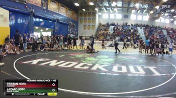 106 lbs Semifinal - Tristan Horn, Harmony vs Lazaro Soto, Eagle Empire