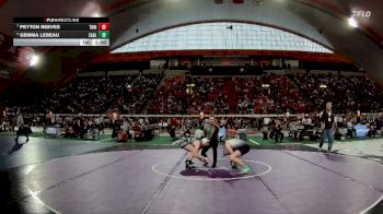 G 152 lbs Cons. Round 3 - Peyton Reeves, Thunder Ridge vs Gemma Lebeau, Eagle