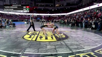 105 lbs Champ. Round 1 - Aliyah Allen, Borah vs Alivia Lombardo, Middleton