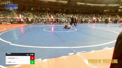 58 lbs Quarterfinal - Landyn Schadt, Big Game Wrestling Club vs Trey Bell, Higher Calling Wrestling Club