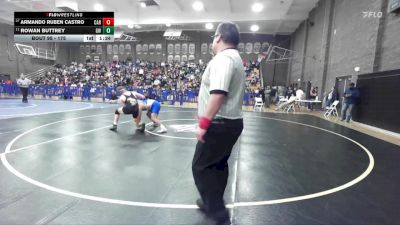 175 lbs Champ. Round 2 - Rowan Buttrey, Golden West vs Armando Ruben Castro, Caruthers