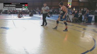 125 lbs Round Of 32 - Caden Barbera, Iron Faith vs Mason Wagoner, Journeymen