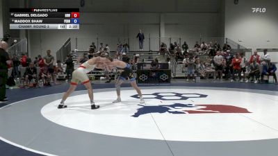 70 lbs Champ. Round 3 - Gabriel Delgado, Gold Rush Wrestling vs Maddox Shaw, Pennsylvania